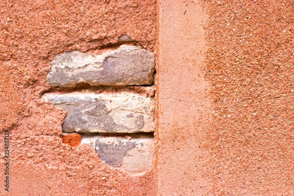 Fototapeta Orange Brick Wall