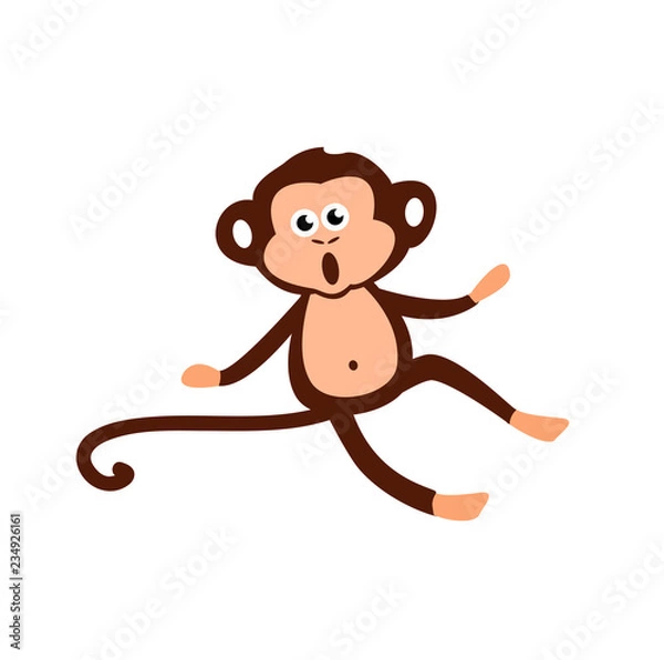 Fototapeta cute little monkey