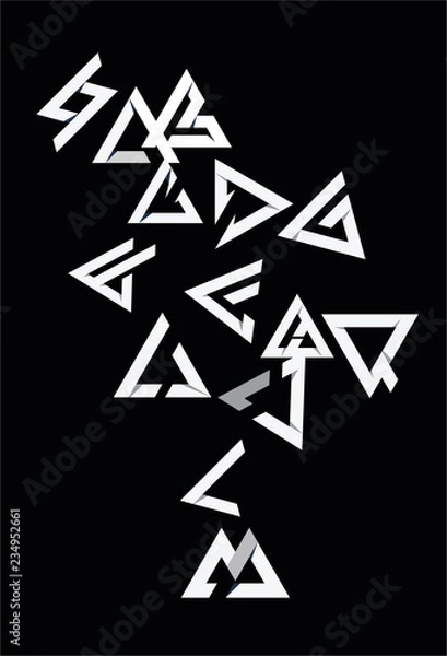 Fototapeta triangle