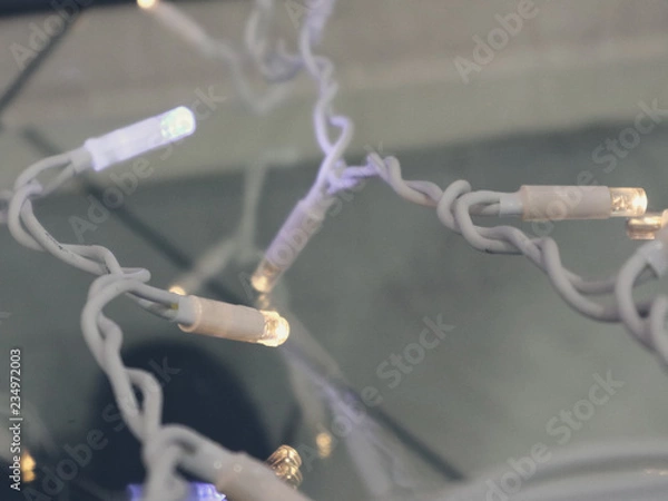 Obraz Glowing lights garland