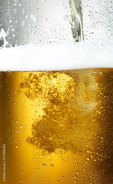 Obraz Bierfond mit Tropfen 20