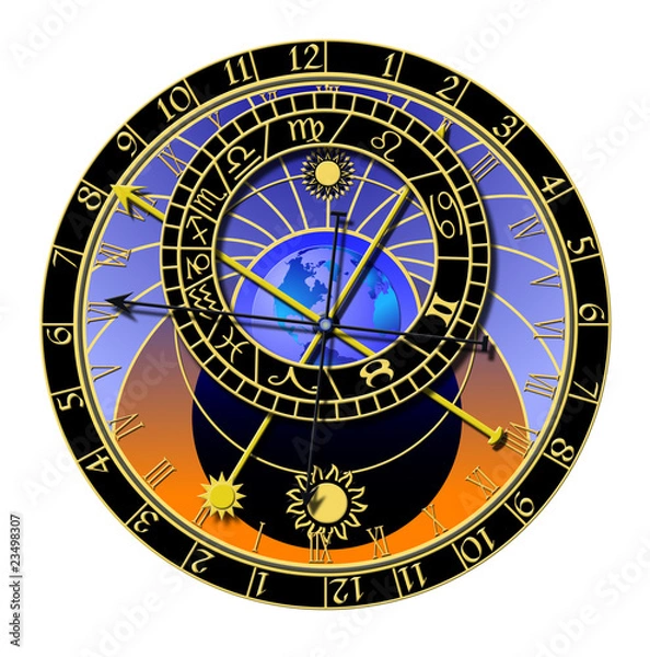 Fototapeta astronomical clock