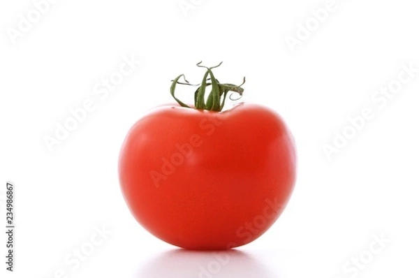 Fototapeta red tomato isolated on white background