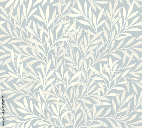 Fototapeta Floral seamless pattern. Modern seamless pattern for interior decoration, wrapping paper, graphic design and textile. Vector illustration. Backgrounds.