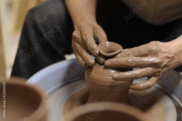 Obraz Pot making