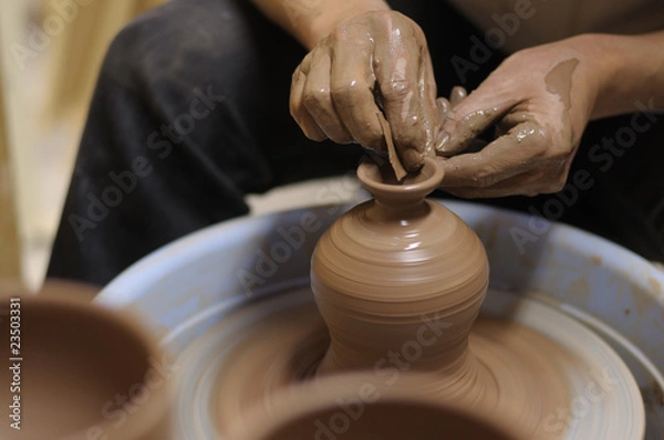 Obraz Pot making