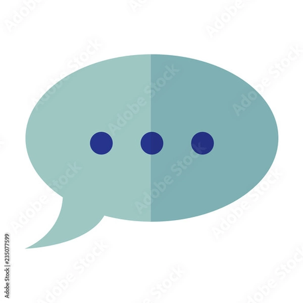 Obraz speech bubble message icon