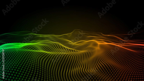 Fototapeta Abstract colorful landscape background.