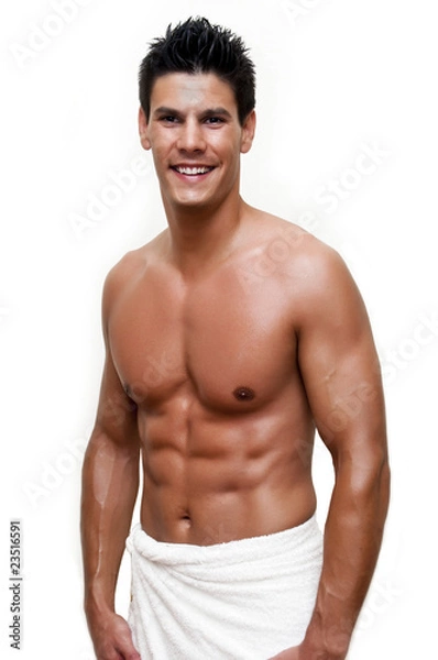 Obraz man after bath