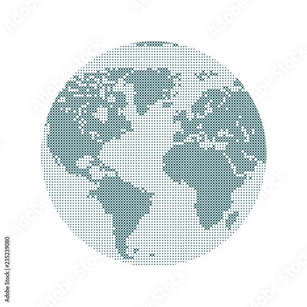 Fototapeta World, internet, modern digital technology. Travel, business concept. Vector illustration
