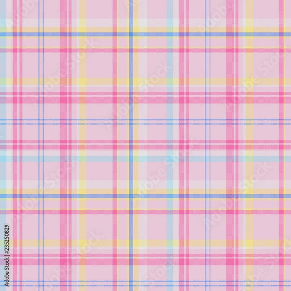 Fototapeta Tartan pattern. Geometric elements for fabric, textile, web design, wrapping paper