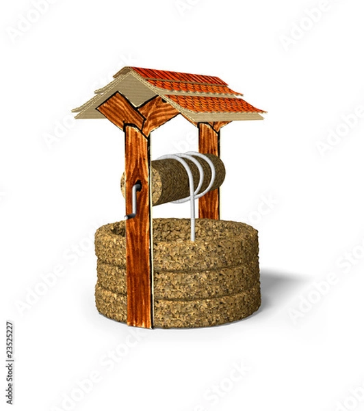 Obraz cardboard well