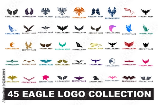 Obraz 45 eagle logo collection