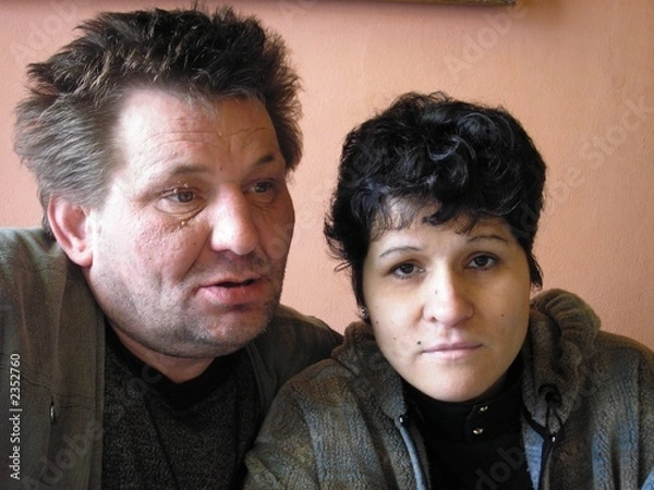 Obraz refugees on way