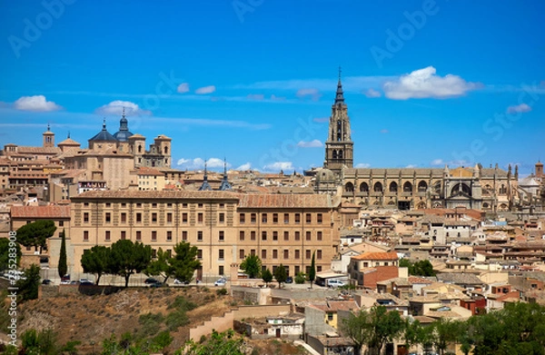 Obraz Toledo skyline in Castile La Mancha Spain