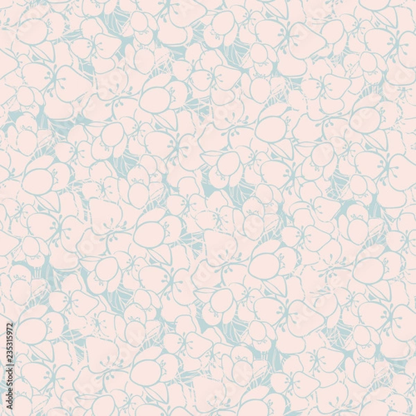 Obraz Vector Green Floral Texture Seamless Pattern
