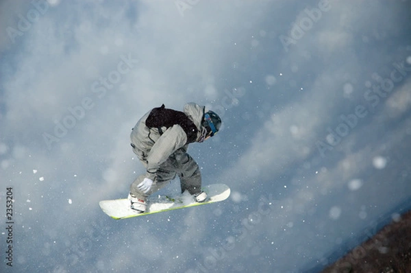 Obraz snowboarder trick