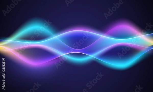 Obraz Flow Abstract background. Creative Modern Dynamic background. Trendy gradient shape vector background.