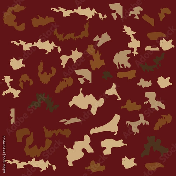 Fototapeta camouflage pattern vector illustration