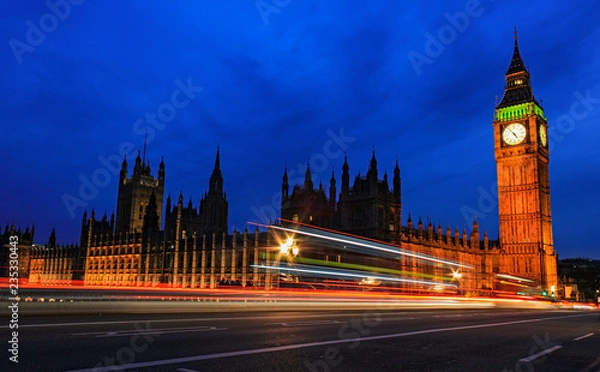 Fototapeta londra di notte