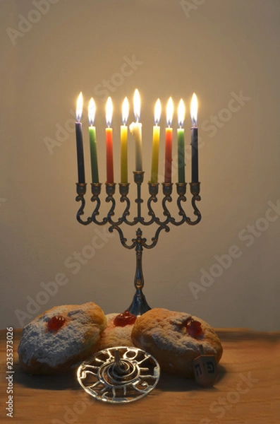 Obraz chanukkiah