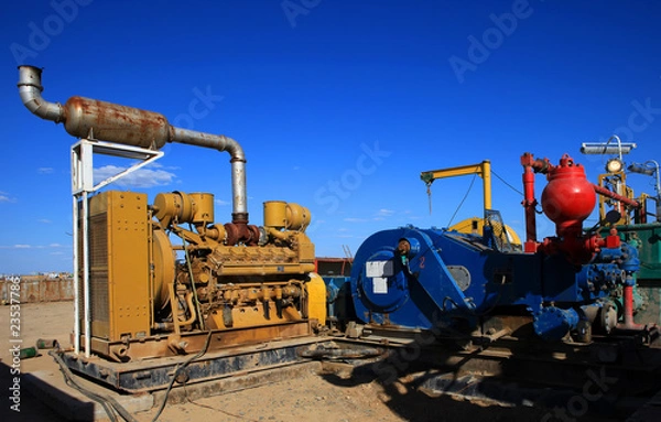 Obraz Generator and pump