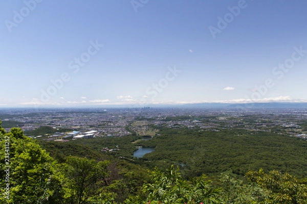 Fototapeta 弥勒山山頂からの眺望／愛知県春日井市