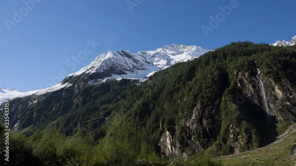 Fototapeta Mountain peak view