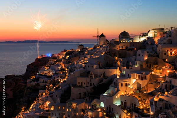 Obraz Oia Santorini