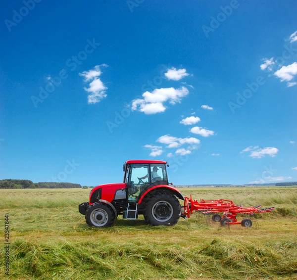 Fototapeta tractor