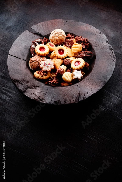 Fototapeta kekse rustikal