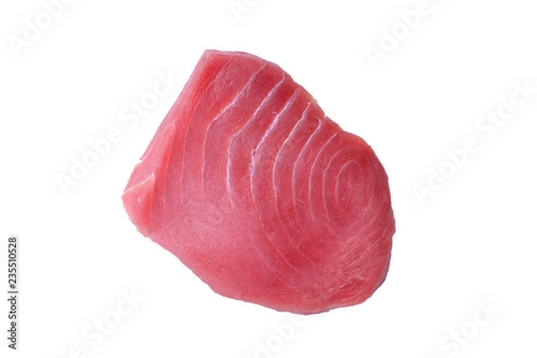 Obraz tuna steak on white background