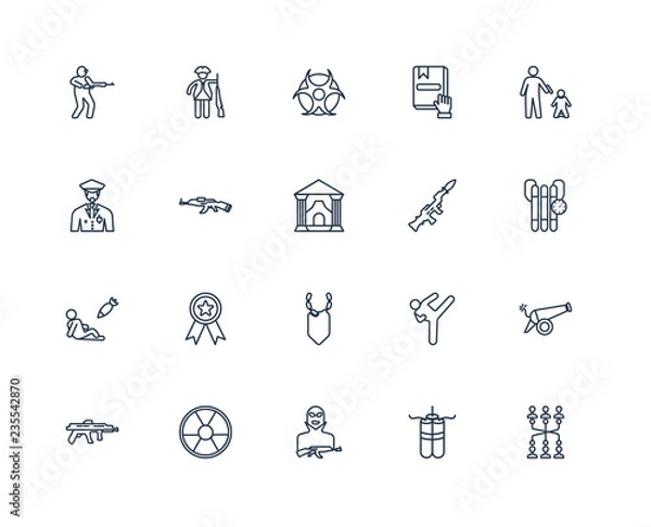 Fototapeta Military strategy, Dynamite, Terrorist, Nuclear, Automatic Gun,