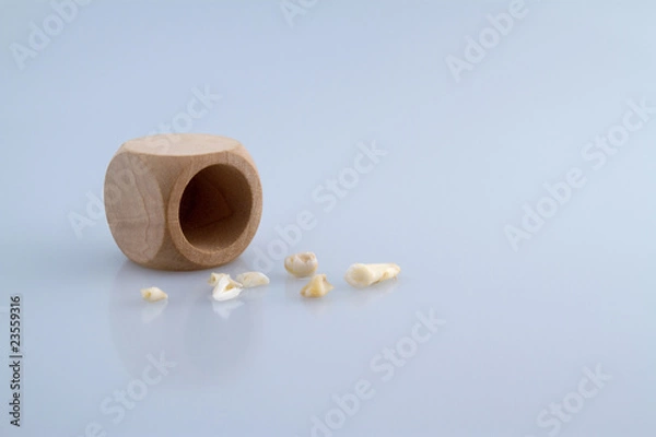 Obraz gesammelte Milchzähne