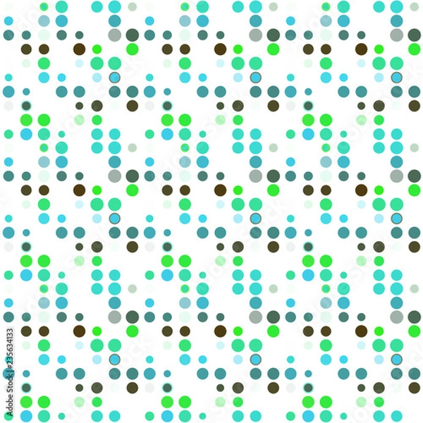 Obraz Seamless abstract pattern background with a variety of colored circles.