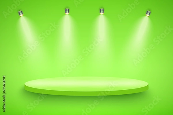 Obraz Green Presentation platform