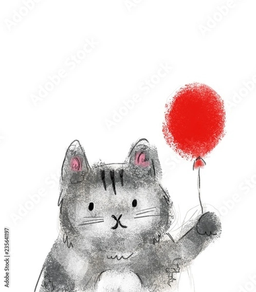 Fototapeta cat pattern design