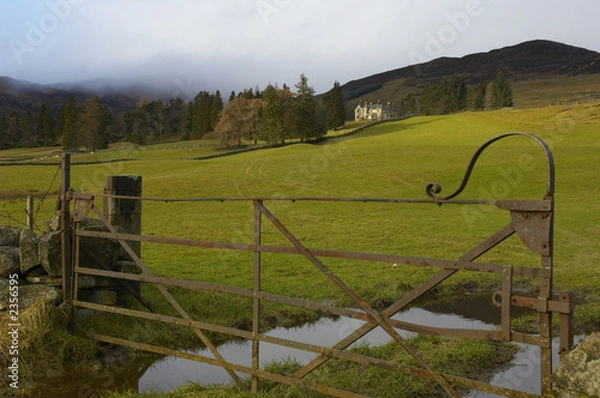 Fototapeta the old iron gate