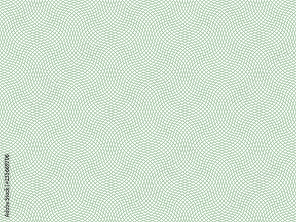 Fototapeta Tekstura certyfikatu wektorowego. Bezszwowe geometryczny wzór banknotów.