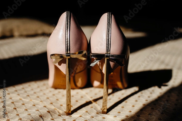 Obraz shoes on the table