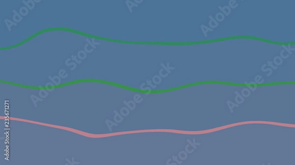 Fototapeta Background with color lines. Different shades and thickness.