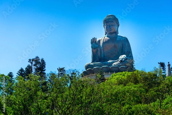 Obraz Tian Tan Buddha located at Ngong Ping.