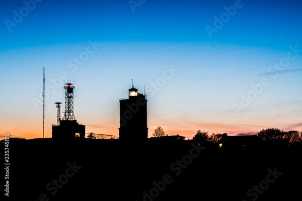 Obraz lighthouse at sunset