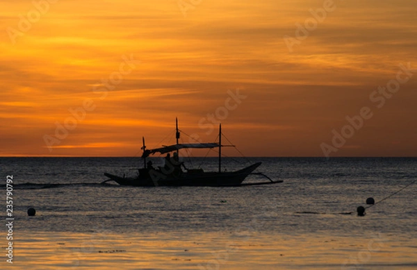 Obraz SUNSET IN BORACAY