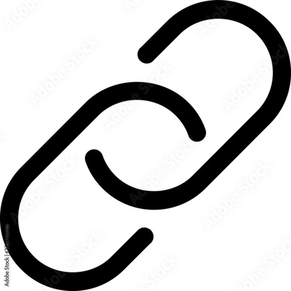 Obraz Web link symbol