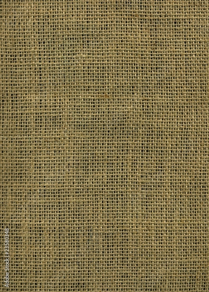 Fototapeta Pure jute canvas texture