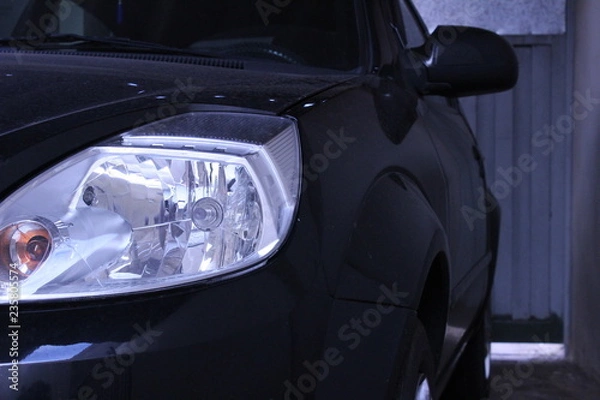 Obraz headlight of a car