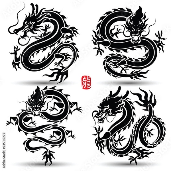 Fototapeta chiński smok