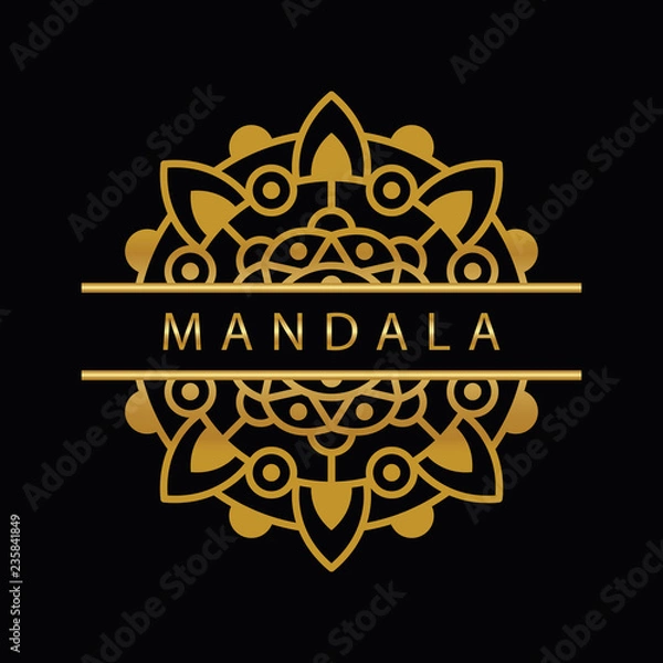 Obraz mandala - vector logo/icon illustration