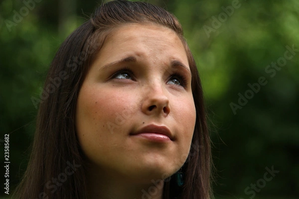 Obraz der Blick nach oben